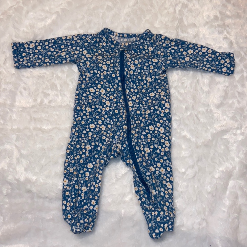 Baby Girl Footed Pajama Size 3 Months